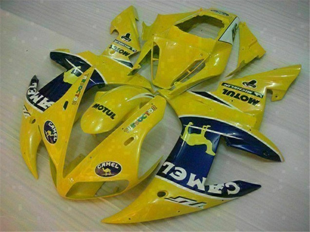 Yellow 02-03 Yamaha YZF R1 Motorcycle Fairings