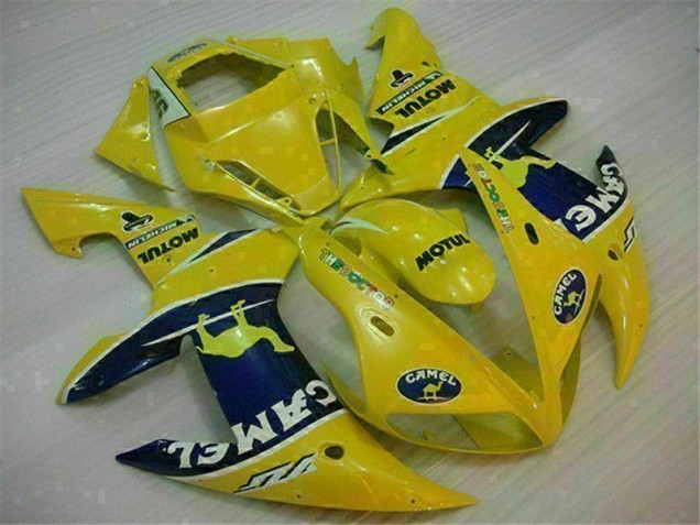 Yellow 02-03 Yamaha YZF R1 Motorcycle Fairings