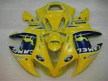 Yellow 02-03 Yamaha YZF R1 Motorcycle Fairings