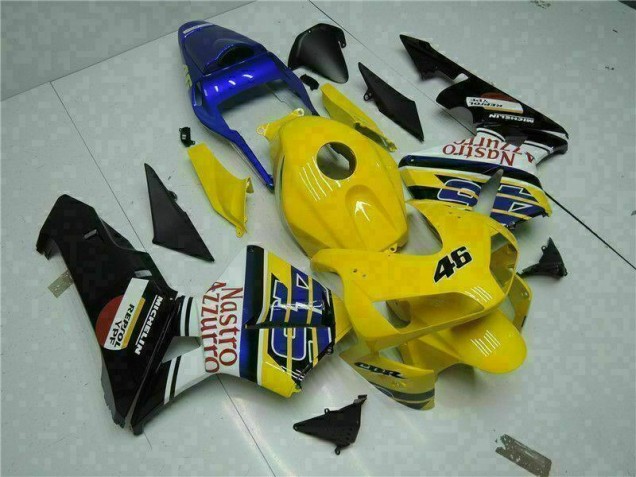 Yellow 03-04 Honda CBR600RR Motorcycle Fairings Yellow 03-04 Honda CBR600RR Motorcycle Fairings