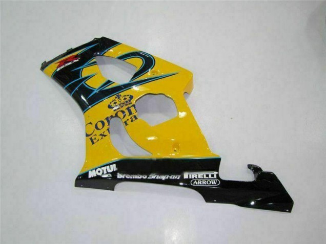 Yellow 03-04 Suzuki GSXR 1000 Motorcycle Fairings Yellow 03-04 Suzuki GSXR 1000 Motorcycle Fairings