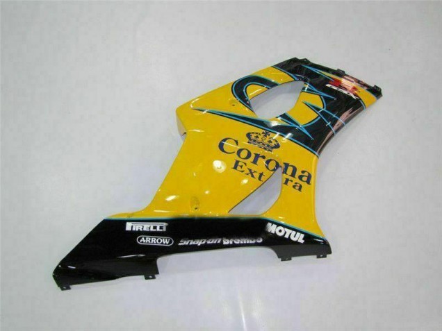 Yellow 03-04 Suzuki GSXR 1000 Motorcycle Fairings Yellow 03-04 Suzuki GSXR 1000 Motorcycle Fairings