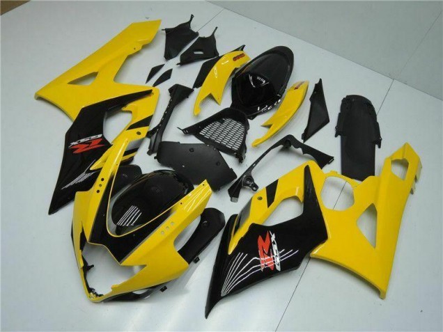 Yellow 05-06 Suzuki GSXR 1000 Motorcycle Fairings