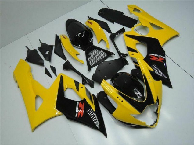 Yellow 05-06 Suzuki GSXR 1000 Motorcycle Fairings