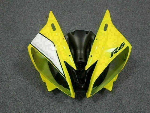 Yellow 06-07 Yamaha YZF R6 Motorcycle Fairing Kits & Plastic