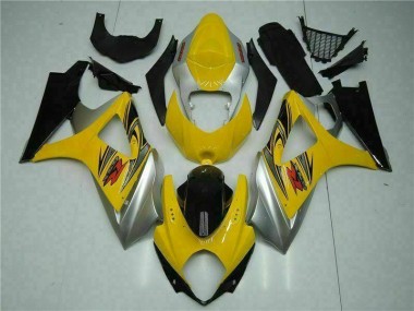 Yellow 07-08 Suzuki GSXR 1000 Motorcycle Bodywork