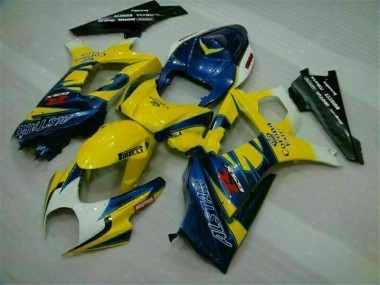 Yellow 07-08 Suzuki GSXR 1000 Motorcycle Fairing