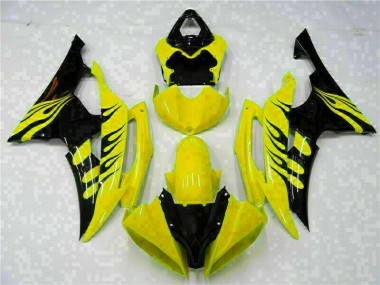 Yellow 08-16 Yamaha YZF R6 Motorcycle Fairings