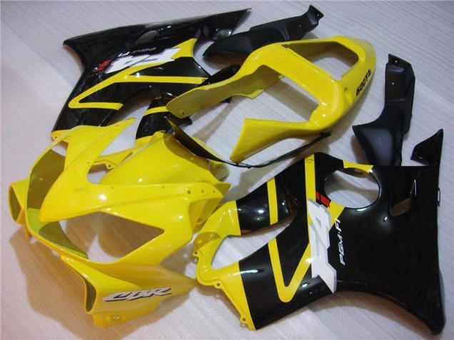 Yellow Black 01-03 Honda CBR600 F4i Motorcycle Bodywork Yellow Black 01-03 Honda CBR600 F4i Motorcycle Bodywork