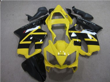 Yellow Black 01-03 Honda CBR600 F4i Motorcycle Fairing