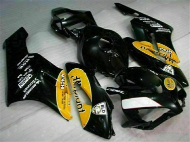 Yellow Black 04-05 Honda CBR1000RR Motorcycle Fairings