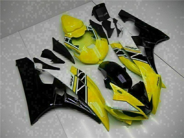Yellow Black 06-07 Yamaha YZF R6 Motorcycle Bodywork Yellow Black 06-07 Yamaha YZF R6 Motorcycle Bodywork
