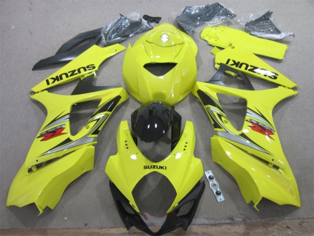 Yellow Black 07-08 Suzuki GSXR 1000 Motorcycle Bodywork Yellow Black 07-08 Suzuki GSXR 1000 Motorcycle Bodywork