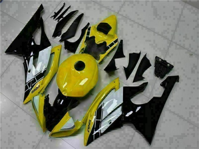Yellow Black 08-16 Yamaha YZF R6 Motorcycle Bodywork