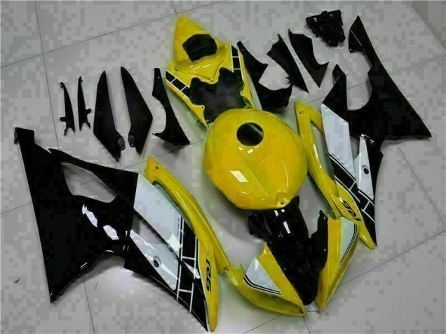 Yellow Black 08-16 Yamaha YZF R6 Motorcycle Bodywork