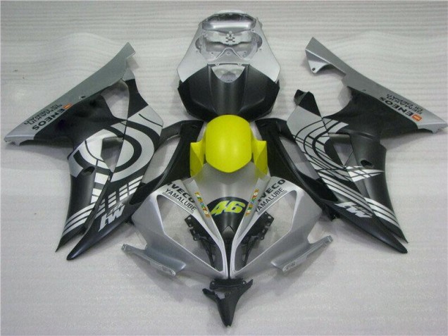 Yellow Black Silver 08-16 Yamaha YZF R6 Motorcycle Fairings Yellow Black Silver 08-16 Yamaha YZF R6 Motorcycle Fairings