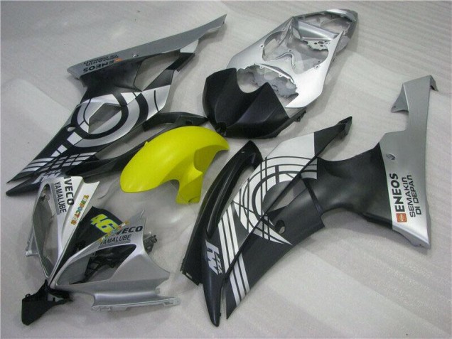 Yellow Black Silver 08-16 Yamaha YZF R6 Motorcycle Fairings Yellow Black Silver 08-16 Yamaha YZF R6 Motorcycle Fairings