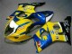 Yellow Blue 03-04 Suzuki GSXR 1000 Motorcycle Fairings