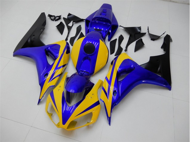 Yellow Blue 06-07 Honda CBR1000RR Motorcycle Fairings Yellow Blue 06-07 Honda CBR1000RR Motorcycle Fairings