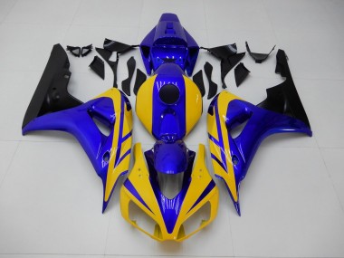 Yellow Blue 06-07 Honda CBR1000RR Motorcycle Fairings