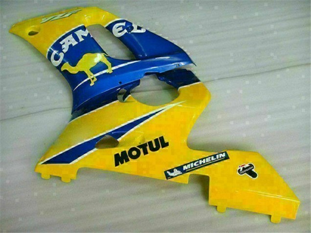 Yellow Blue 98-02 Yamaha YZF R6 Motorcycle Bodywork Yellow Blue 98-02 Yamaha YZF R6 Motorcycle Bodywork