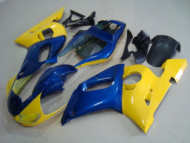 Yellow Blue 98-02 Yamaha YZF R6 Motorcycle Fairing
