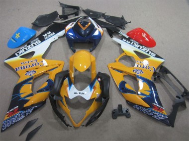 Yellow Blue Corona Extra 05-06 Suzuki GSXR 1000 Motorcycle Fairings