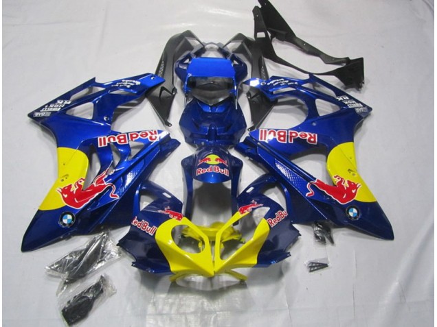 Yellow Blue RedBull 09-14 BMW S1000RR Motorcycle Fairings Yellow Blue RedBull 09-14 BMW S1000RR Motorcycle Fairings