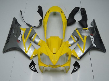Yellow Grey 04-07 Honda CBR600 F4i Motorcycle Bodywork