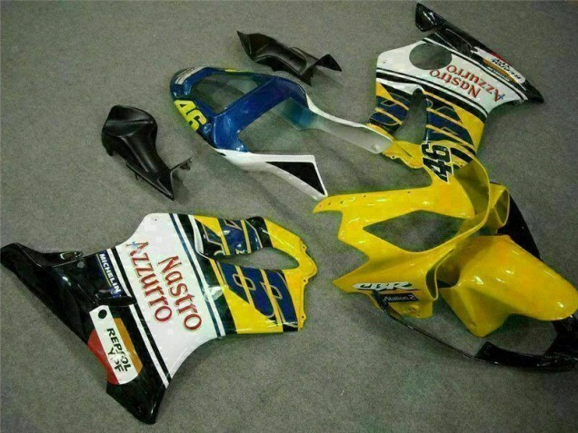 Yellow White 01-03 Honda CBR600 F4i Motorcycle Fairings Yellow White 01-03 Honda CBR600 F4i Motorcycle Fairings