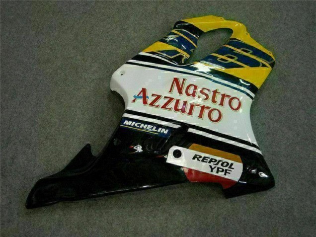 Yellow White 01-03 Honda CBR600 F4i Motorcycle Fairings Yellow White 01-03 Honda CBR600 F4i Motorcycle Fairings