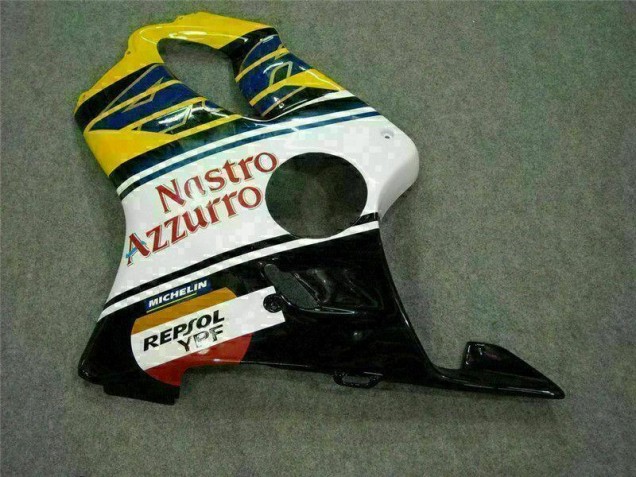 Yellow White 01-03 Honda CBR600 F4i Motorcycle Fairings Yellow White 01-03 Honda CBR600 F4i Motorcycle Fairings