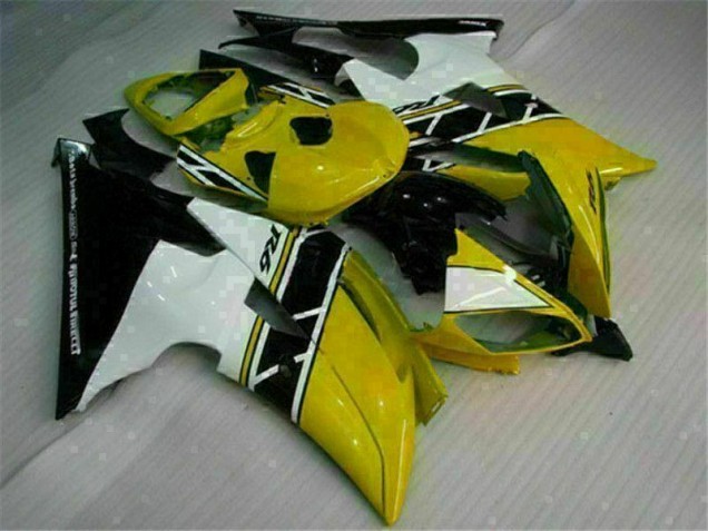 Yellow White 08-16 Yamaha YZF R6 Motorcycle Fairings Yellow White 08-16 Yamaha YZF R6 Motorcycle Fairings