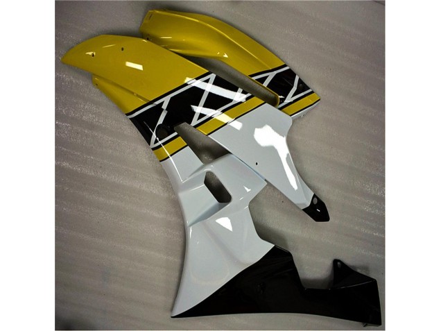 Yellow White Black 06-07 Yamaha YZF R6 Motorcycle Fairings Yellow White Black 06-07 Yamaha YZF R6 Motorcycle Fairings